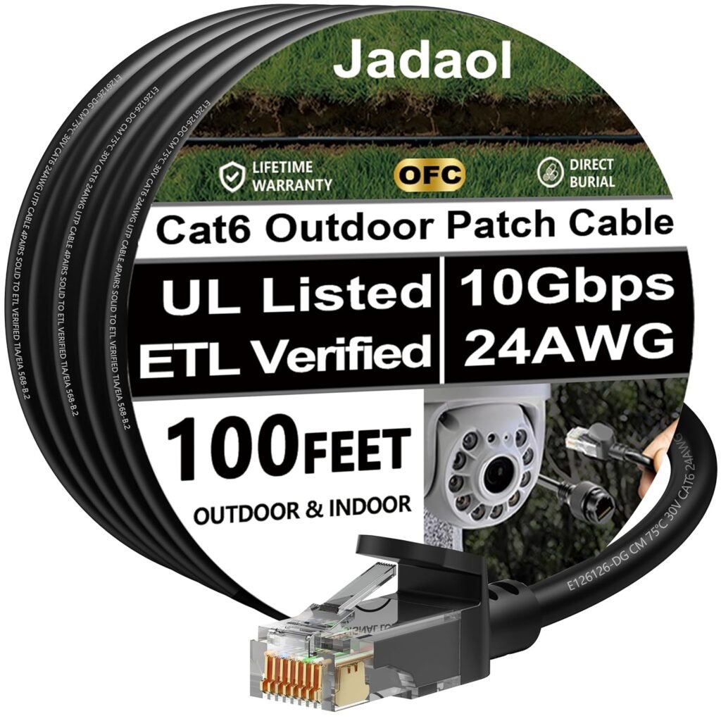 Cat6 UV Resistant Direct Burial Cable
