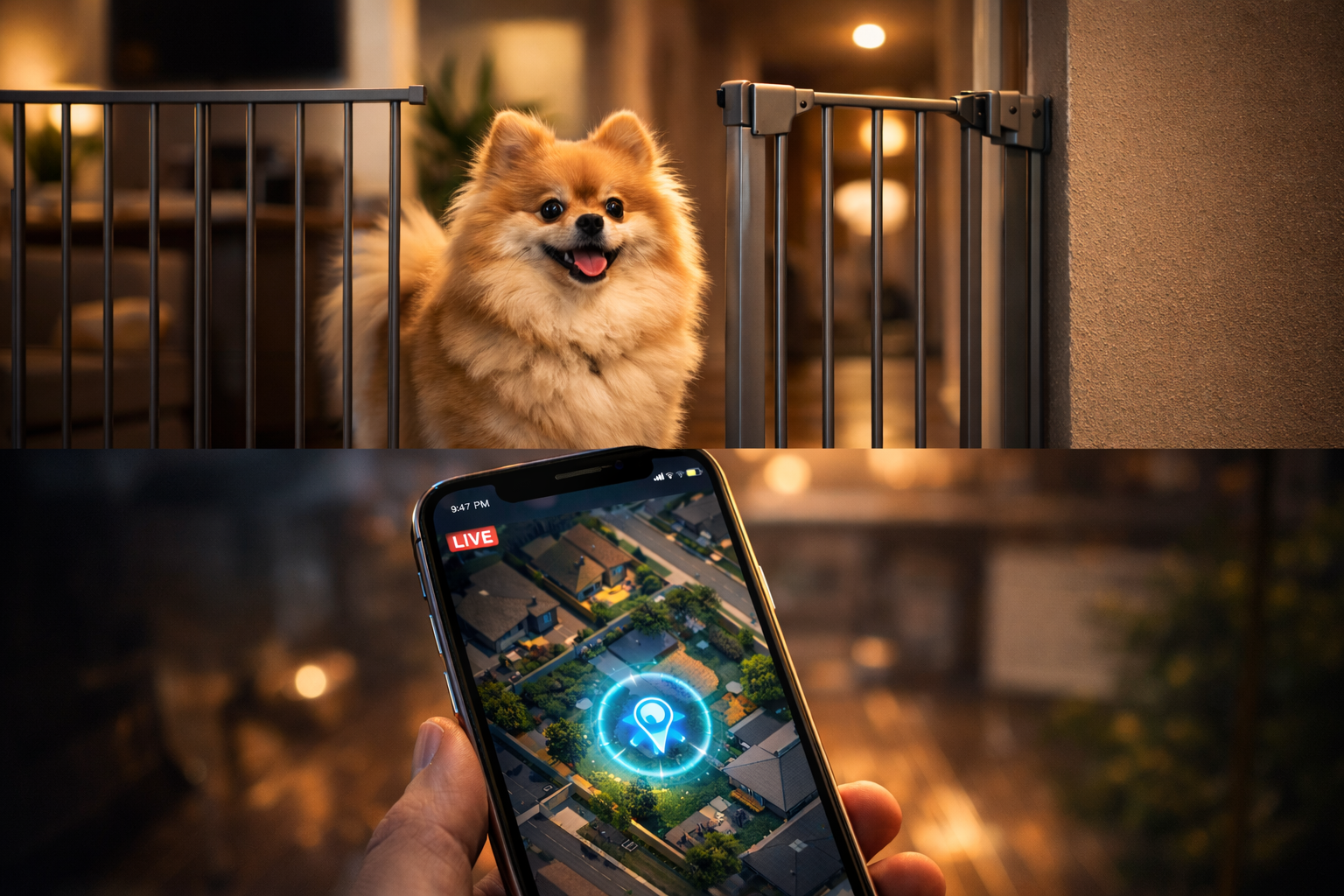 Smart home tech and GPS trackers to stop escape-artist dogs from running away