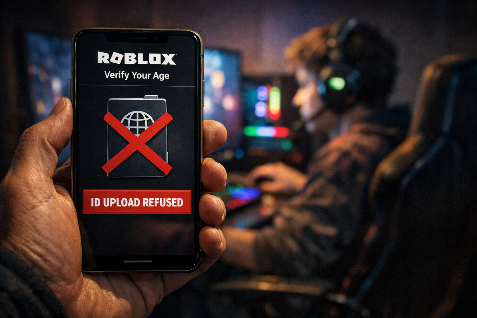 Refused to Upload ID on ROBLOX