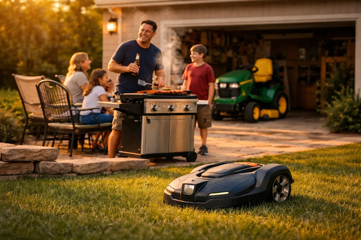 smart robotic lawn mower