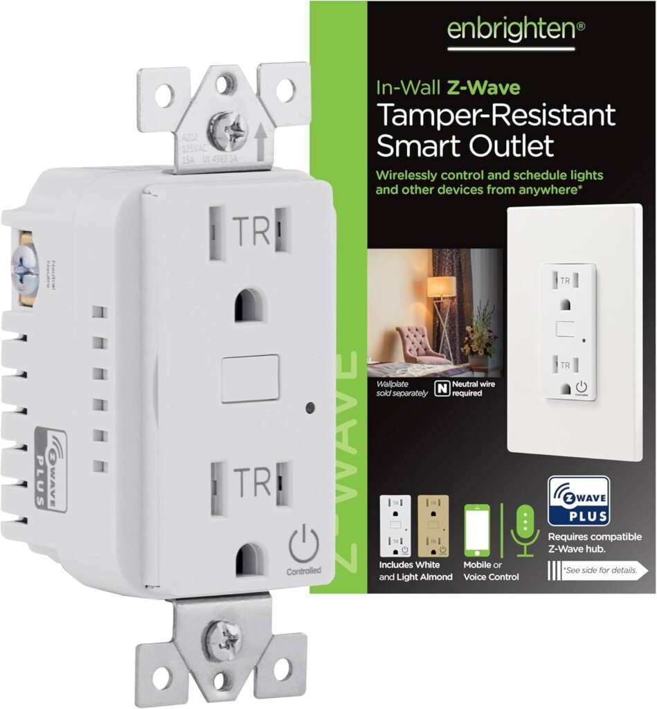 In Wall Smart Outlet: Enbrighten Z