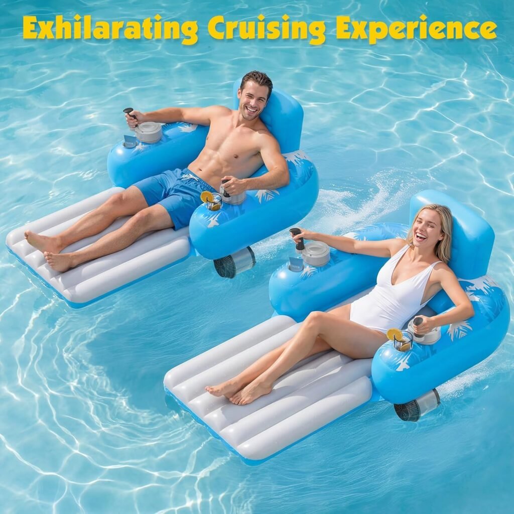 HopeRock Inflatable Motorized Pool Floats for Adults